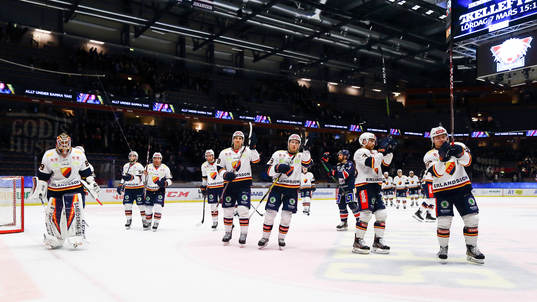 Djurgårdens spelare jublar