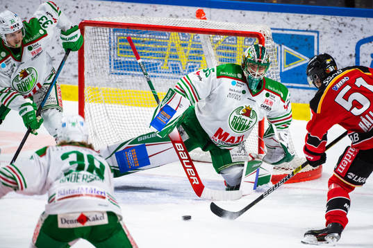 Rögles målvakt Christoffer Rifalk och Luleås Filip