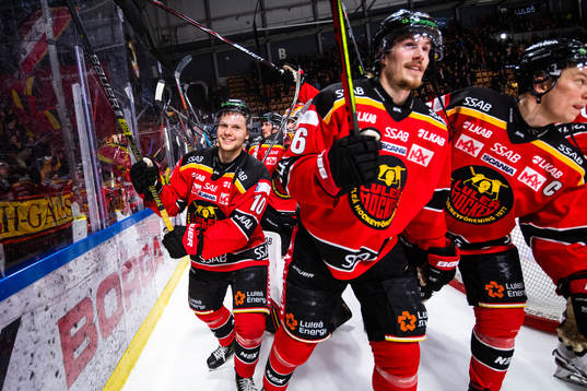 Luleås Einar Emanuelsson jublar