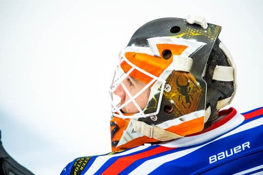 Oskarshamns målvakt Marcus Hellgren