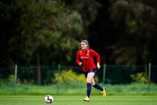 Maren Mjelde of the Norwegian women’s national football
