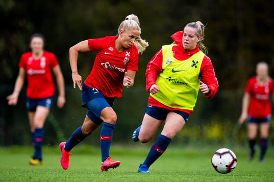 Rikke Bogetveit Nygard and Therese Sessy Åsland of the