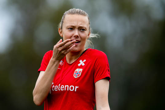 Synne Sofie Kinden Jensen of the Norwegian women’s
