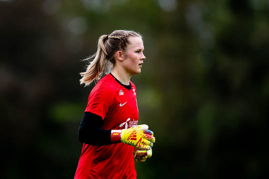 Goalkeeper Oda Maria Hove Bogstad of the Norwegian