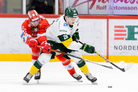 Timrås Albin Lundin och Björklövens Oliver Larsen
