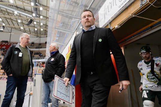 Björklövens tränare Joakim Fagervall