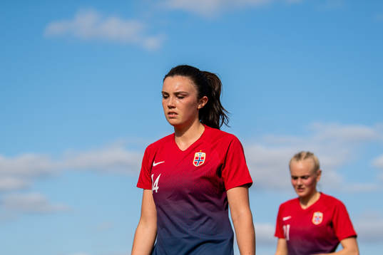 Ingrid Syrstad Engen of Norway after the Algarve Cup