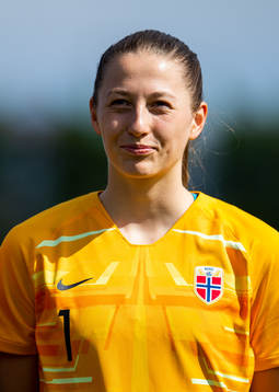 Goalkeeper Cecilie Hauståker Fiskerstrand of Norway