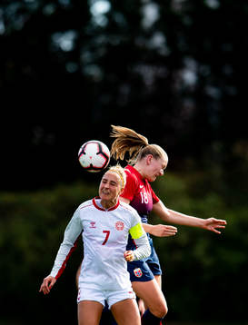 Sanne Troelsgaard of Denmark and Frida Leonhardsen Maanum