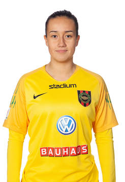 Brommapojkarnas målvakt Karolina Bucaro Stenman