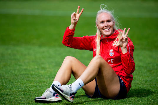 Maria Thorisdottir of the Norwegian women’s national