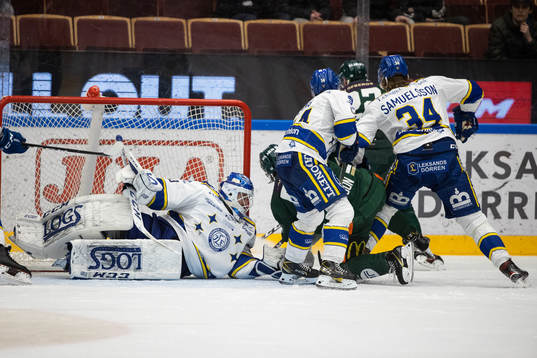 Leksands målvakt Axel Brage
