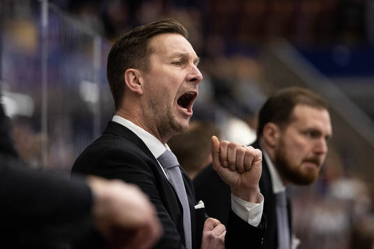Färjestads huvudtränare Johan Pennerborn