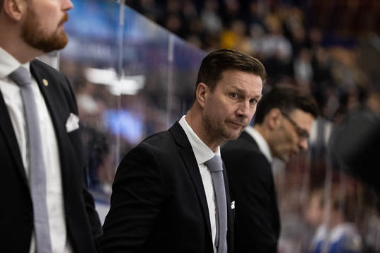 Färjestads huvudtränare Johan Pennerborn
