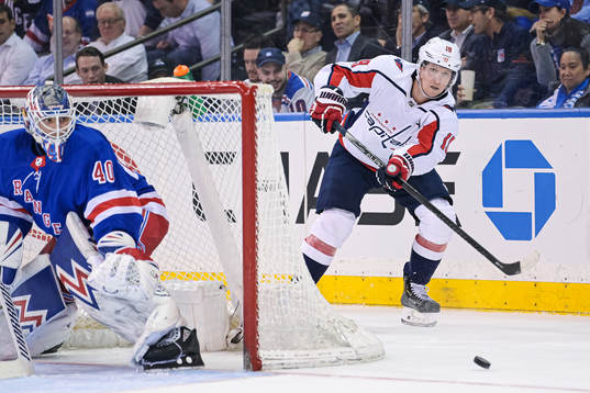 New York Rangers goaltender Alexandar Georgiev and