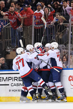 Washington Capitals Alexander Ovechkin and Nicklas
