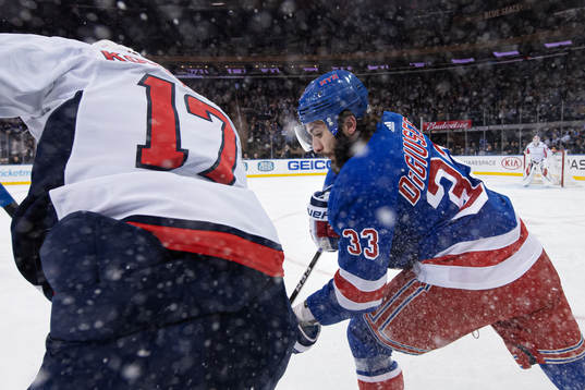 Washington Capitals Ilya Kovalchuk and New York Rangers