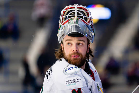 Frölundas målvakt Niklas Rubin