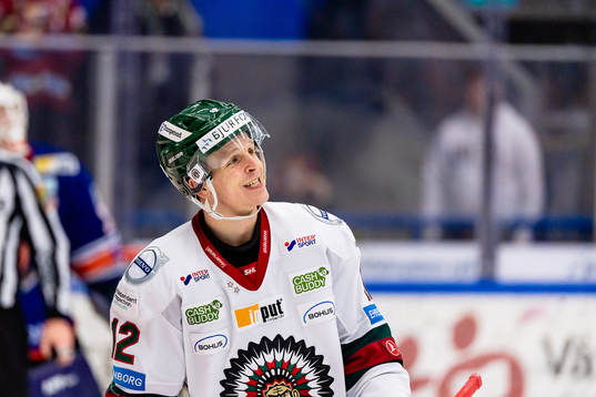 Frölundas Max Friberg deppar