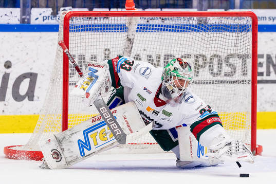 Frölundas målvakt Johan Mattsson