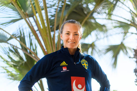 Magdalena Eriksson poses for a portrait