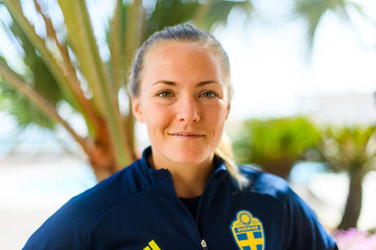 Magdalena Eriksson poses for a portrait