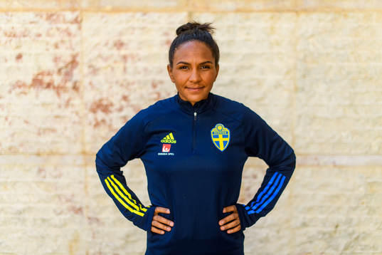 Madelen Janogy poses for a portrait
