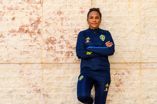 Madelen Janogy poses for a portrait