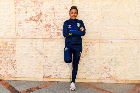 Madelen Janogy poses for a portrait