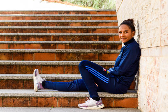 Madelen Janogy poses for a portrait