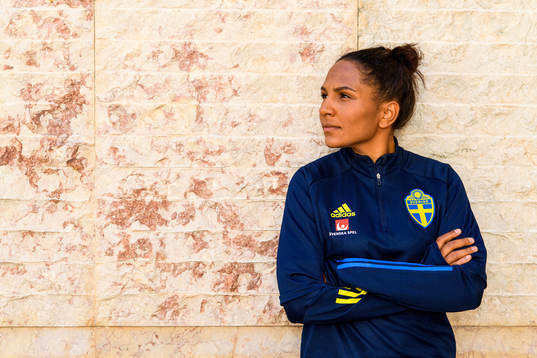 Madelen Janogy poses for a portrait