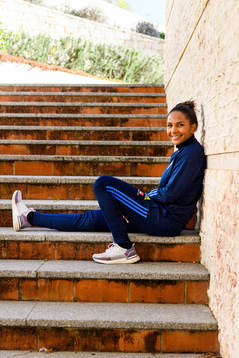 Madelen Janogy poses for a portrait