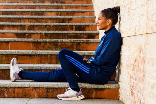 Madelen Janogy poses for a portrait