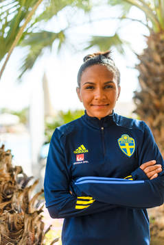 Madelen Janogy poses for a portrait