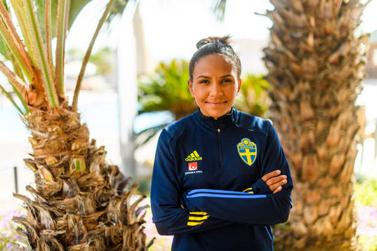 Madelen Janogy poses for a portrait