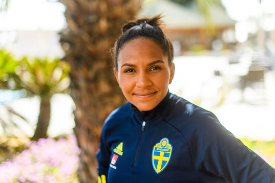 Madelen Janogy poses for a portrait