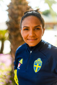 Madelen Janogy poses for a portrait