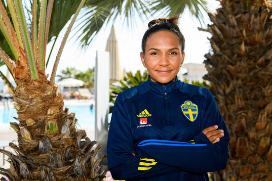 Madelen Janogy poses for a portrait