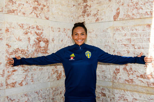 Madelen Janogy poses for a portrait
