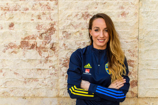 Kosovare Asllani poses for a portrait