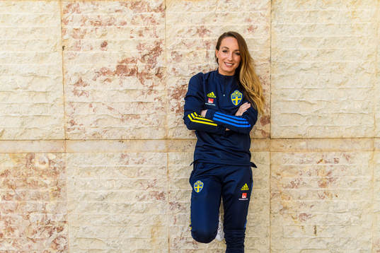 Kosovare Asllani poses for a portrait