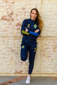 Kosovare Asllani poses for a portrait