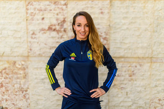 Kosovare Asllani poses for a portrait