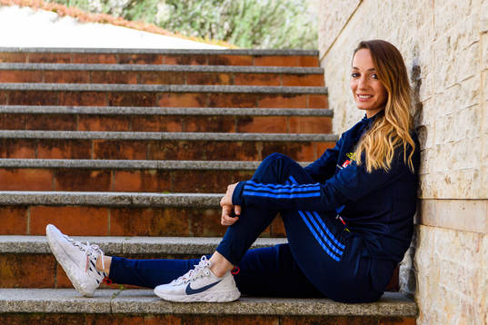 Kosovare Asllani poses for a portrait