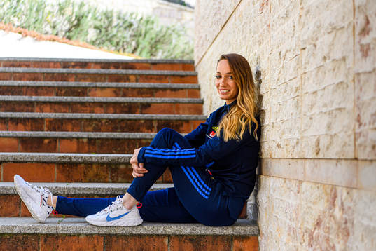 Kosovare Asllani poses for a portrait