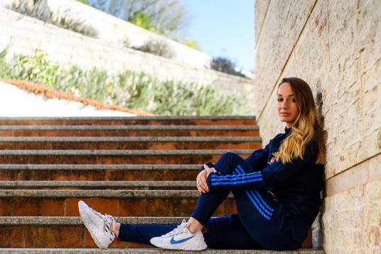 Kosovare Asllani poses for a portrait