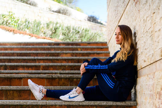 Kosovare Asllani poses for a portrait