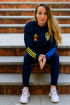 Kosovare Asllani poses for a portrait