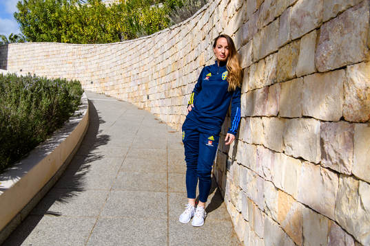 Kosovare Asllani poses for a portrait