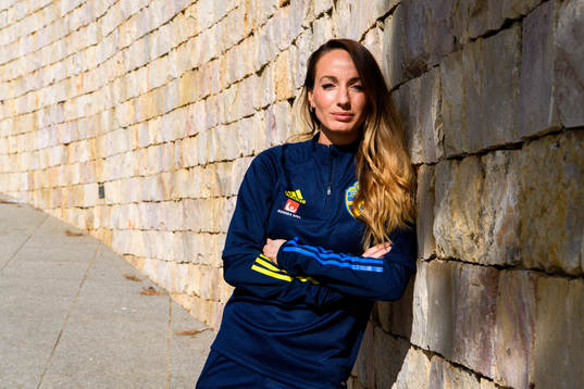 Kosovare Asllani poses for a portrait